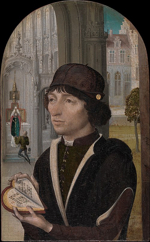 Portrait d'un jeune homme, 1480, Maître de la vue de Sainte-Gudule