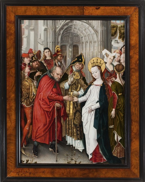 Marriage of Mary and Joseph, 1480, Maître de la vue de Sainte-Gudule