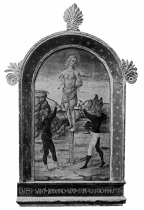 The Martyrdom of St. Sebastian, , Maître de San Miniato