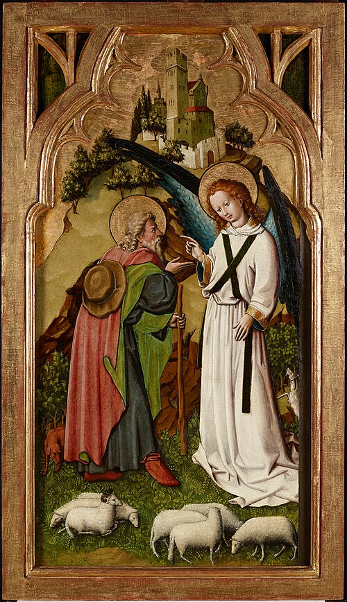 Botschaft des Engels an Joachim, 1445, Maître du Château de Lichtenstein
