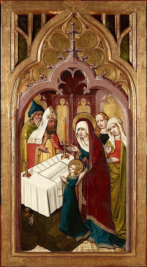 Tempelgang Mariens, 1447, Maître du Château de Lichtenstein