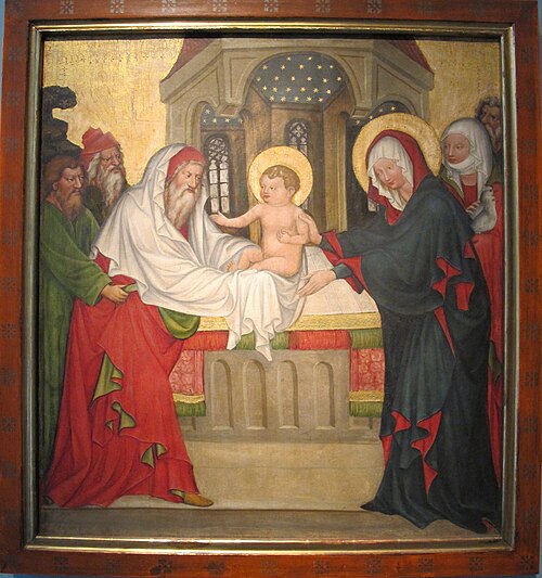 Presentation of Christ at the Temple, 1430, Master of the Rajhrad Altarpiece