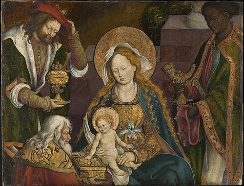 Anbetung der Heiligen Drei Könige, 1515, Meister von Sigmaringen