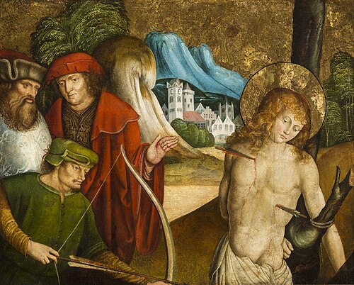 Martyrdom of Saint Sebastian, 1505, Meister von Sigmaringen