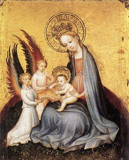 The Virgin in a Paradise Garden, 1420, Maître de Saint-Laurent