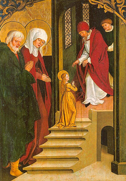 Der Tempelgang Mariae, 1505, Meister von Veringen