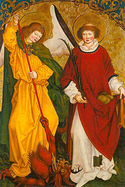 The Saints Michael and Stephanus, 1505, Meister von Veringen