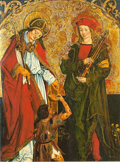Die Heiligen Martin und Sebastian, 1505, Meister von Veringen