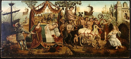 Ariane à Naxos, 1550, Maestro di Tavarnelle