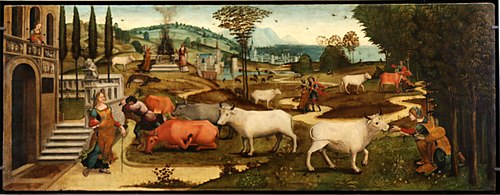 Les Amours de Pasiphaé, 1550, Maestro di Tavarnelle