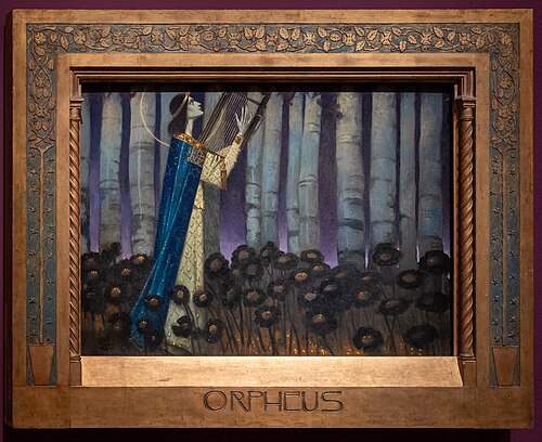 Orpheus, 1896, Melchior Lechter