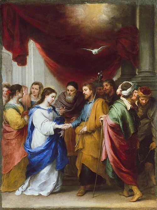 The Marriage of the Virgin, 1665, Bartolomé Esteban Murillo