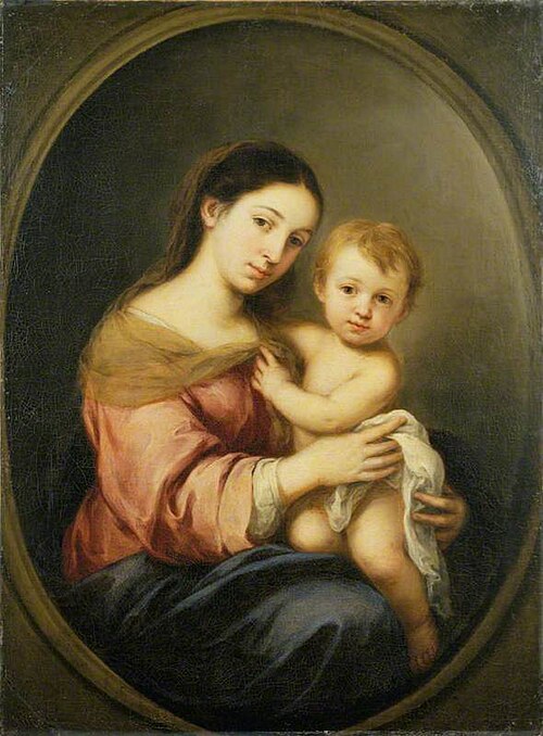 The Virgin and Child, 1665, Bartolomé Esteban Murillo