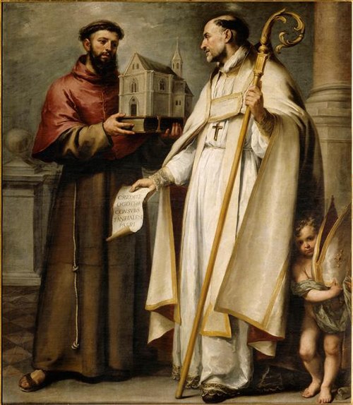 Saint Léandre et saint Bonaventure, 1665, Bartolomé Esteban Murillo