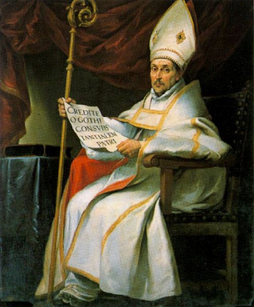 Leander of Seville, 1655, Bartolomé Esteban Murillo