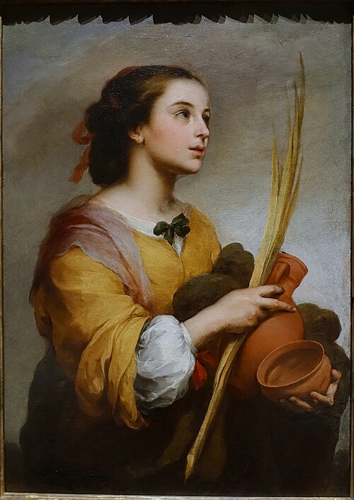 Santa Justa, 1665, Bartolomé Esteban Murillo
