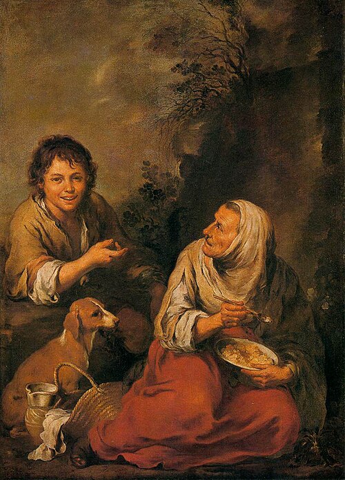 Old Woman and Boy, 1650, Bartolomé Esteban Murillo
