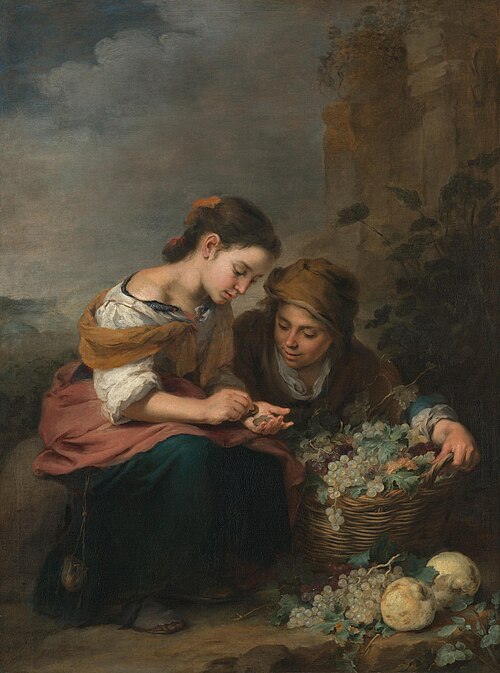 La petite marchande de fruits, 1670, Bartolomé Esteban Murillo