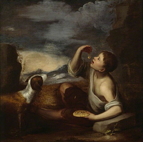 A  Spanish Boy with a Dog, 1660, Bartolomé Esteban Murillo