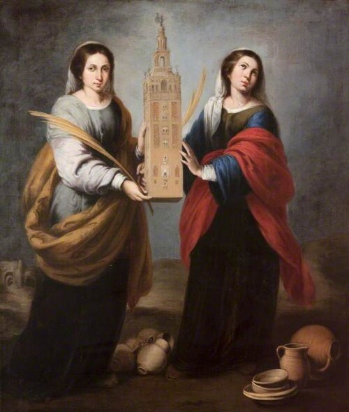Santa Justa and Santa Rufina, , Bartolomé Esteban Murillo