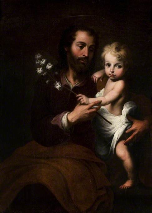 St Joseph with the Infant Jesus, , Bartolomé Esteban Murillo