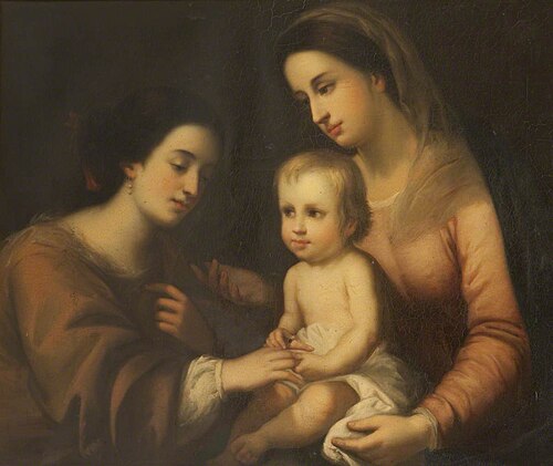 The Mystical Marriage of Saint Catherine of Alexandria, , Bartolomé Esteban Murillo
