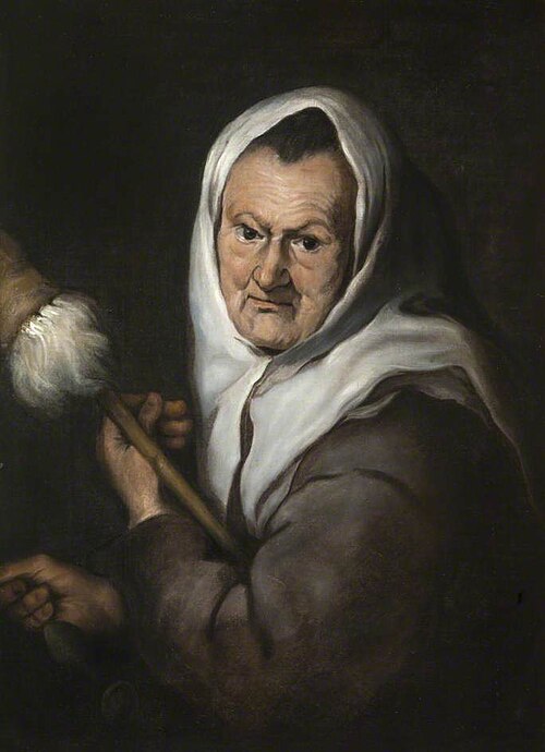 Woman with a Distaff, , Bartolomé Esteban Murillo