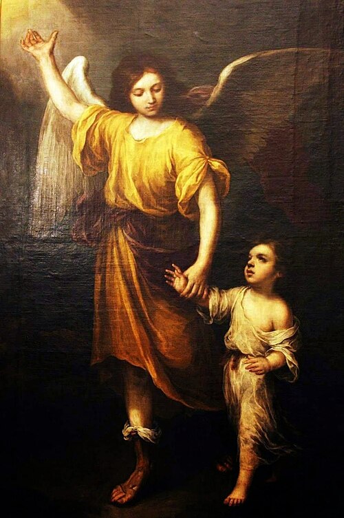 Ángel de la Guarda, 1665, Bartolomé Esteban Murillo