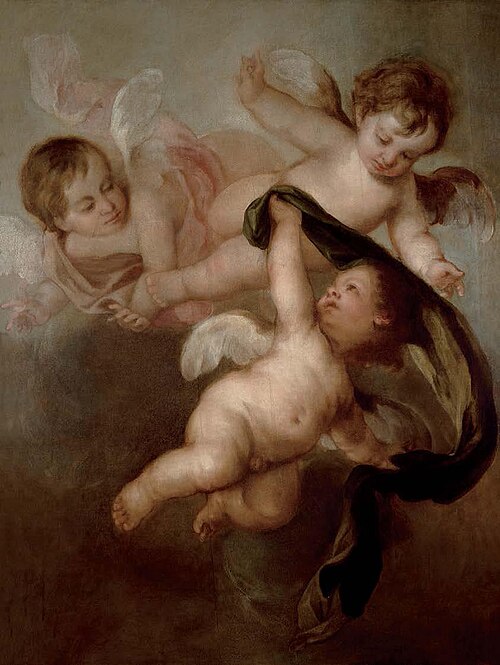 Tres Ángeles Niños, 1665, Bartolomé Esteban Murillo