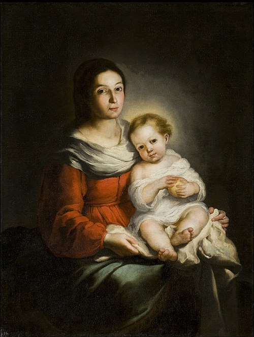 Madonna mit Kind, 1650, Bartolomé Esteban Murillo