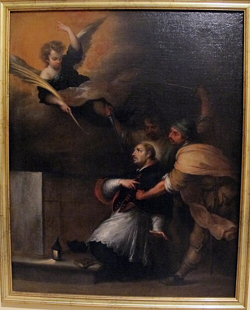 Martyrdom of S. Pedro de Arbués, , Bartolomé Esteban Murillo