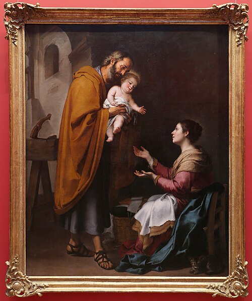 Holy Family, 1640, Bartolomé Esteban Murillo