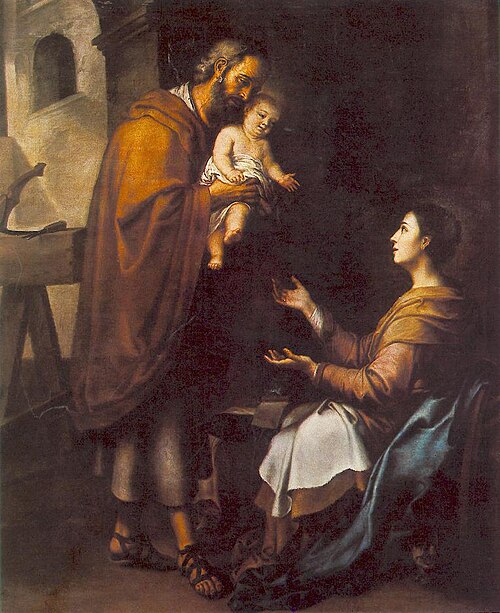 La Sainte Famille, 1660, Bartolomé Esteban Murillo