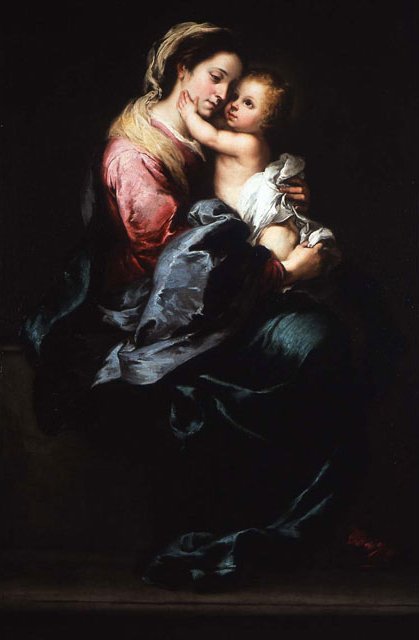 Madonna mit Kind, 1650, Bartolomé Esteban Murillo