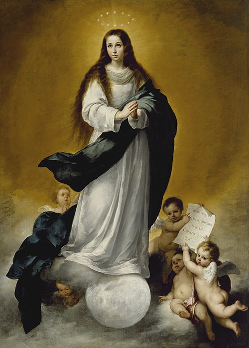 The Virgin of the Immaculate Conception, 1670, Bartolomé Esteban Murillo