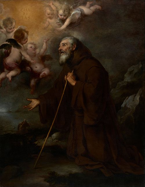 The Vision of Saint Francis of Paola, 1670, Bartolomé Esteban Murillo
