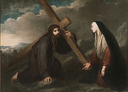 Christ Bearing the Cross, 1670, Bartolomé Esteban Murillo