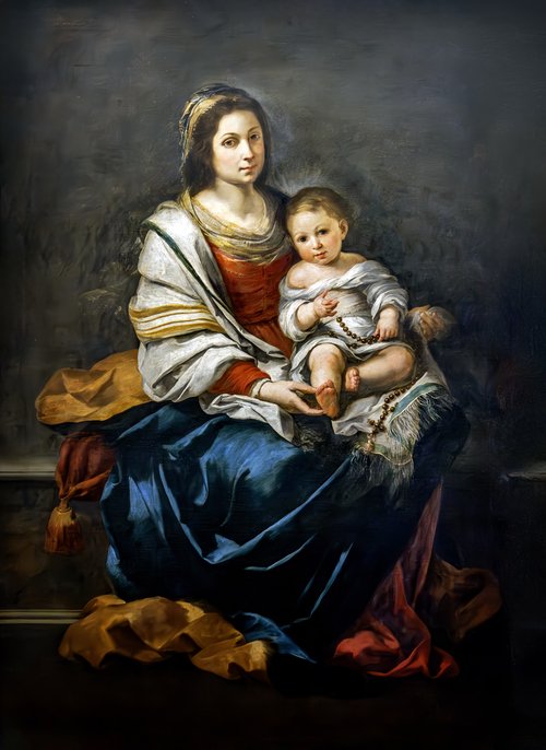 La Vierge au chapelet, 1650, Bartolomé Esteban Murillo