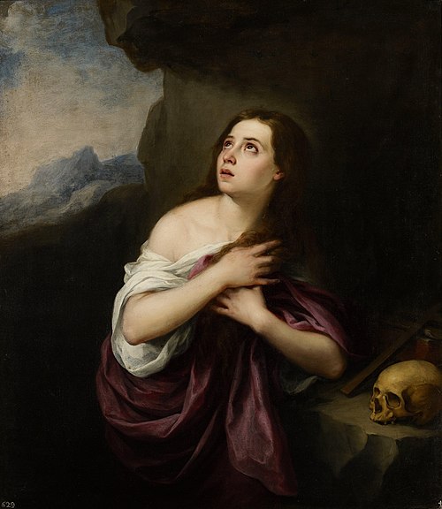 Penitent Magdelene, 1650, Bartolomé Esteban Murillo