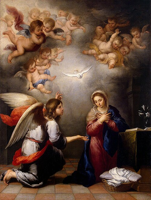 L'Annonciation, 1650, Bartolomé Esteban Murillo