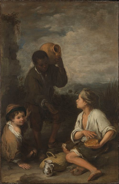 Three Boys, 1670, Bartolomé Esteban Murillo
