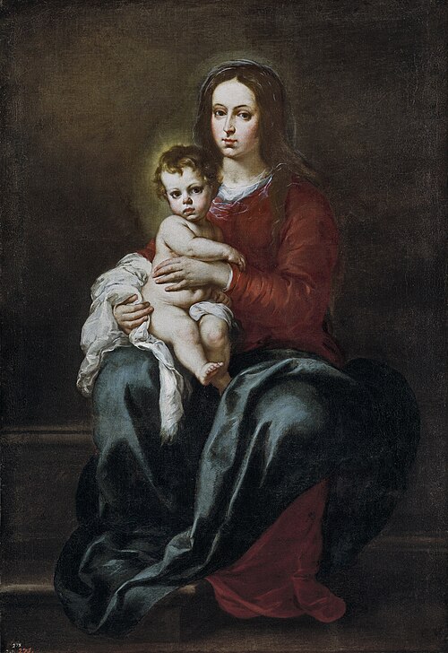 The Virgin and Child, 1660, Bartolomé Esteban Murillo