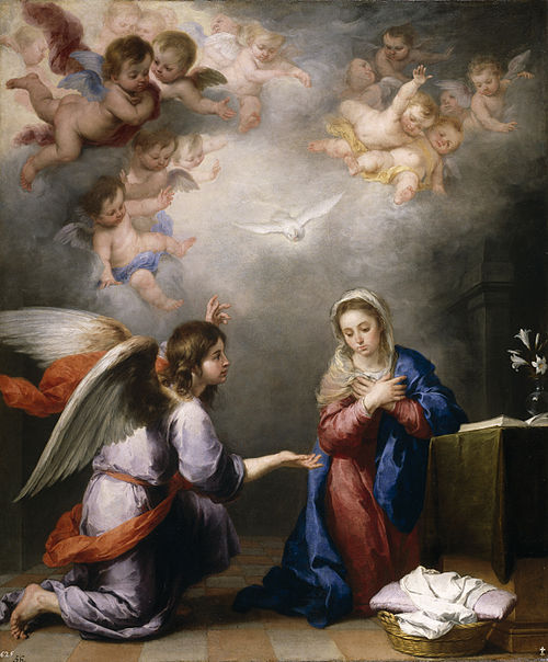 L'Annonciation, 1660, Bartolomé Esteban Murillo
