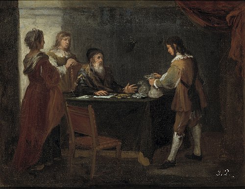 The Prodigal Son receiving his Inheritance, 1660, Bartolomé Esteban Murillo