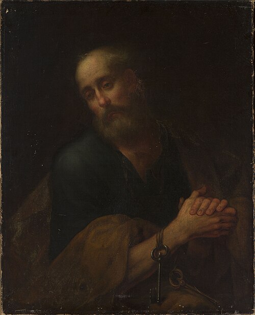 Saint-Pierre dans la prière., 1662, Bartolomé Esteban Murillo