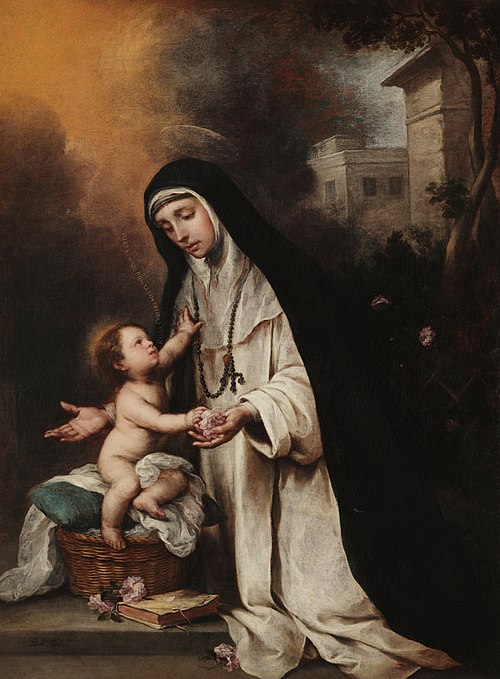 Saint Rose of Lima, 1670, Bartolomé Esteban Murillo
