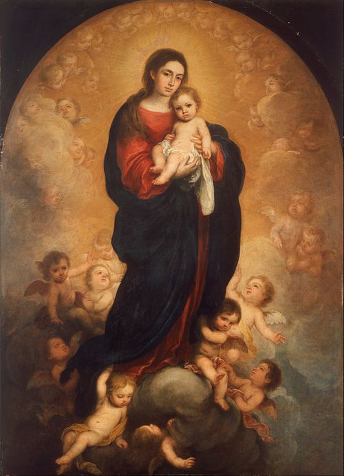 Virgin and Child in Glory, 1673, Bartolomé Esteban Murillo