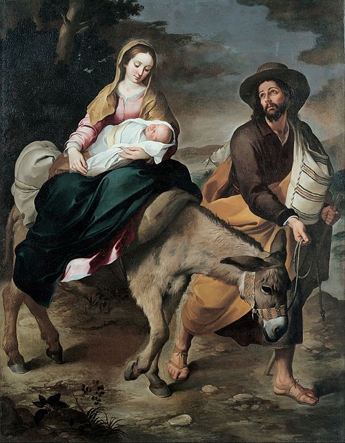 The Flight into Egypt, 1650, Bartolomé Esteban Murillo