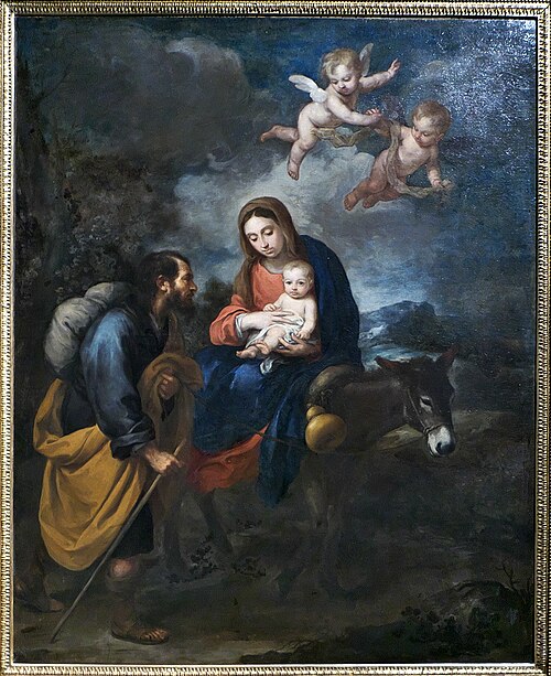 The Flight into Egypt, 1669, Bartolomé Esteban Murillo