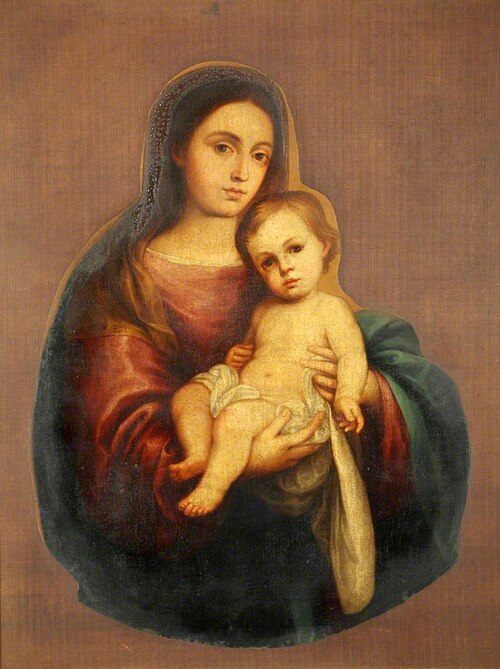 Virgin and Child in Glory, 1500, Bartolomé Esteban Murillo